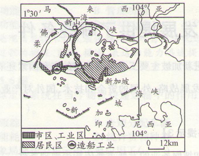 高考地理:研究地理环境为新加坡经济发展提供了哪些条件图片