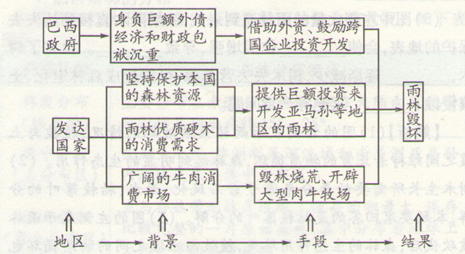 高考地理《亚马孙开发计划及影响》考点图片